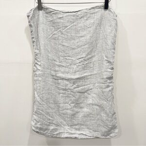 West Elm Linen Pillow Cover Grey 20” x 26”